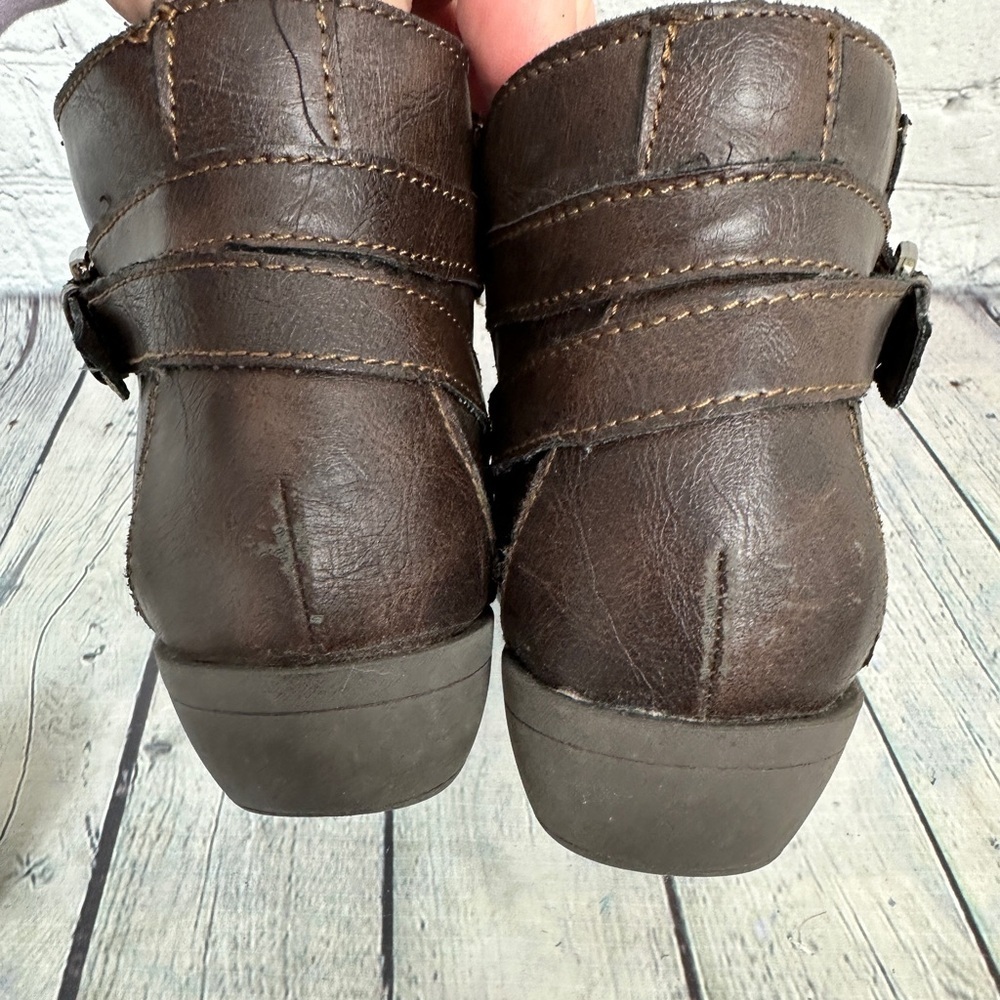 B.O.C WOMEN'S DAVIS ANKLE BOOTS IN BROWN SZ 8.5 vegan leather - Picture 4 of 8